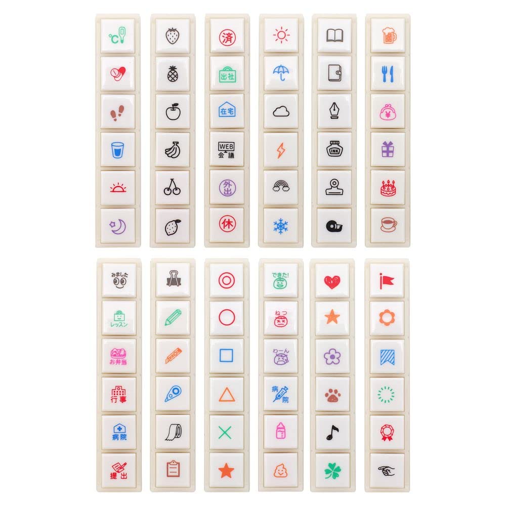 Face Pochitto Baby Health Children's Stamps, Six, 1800-008