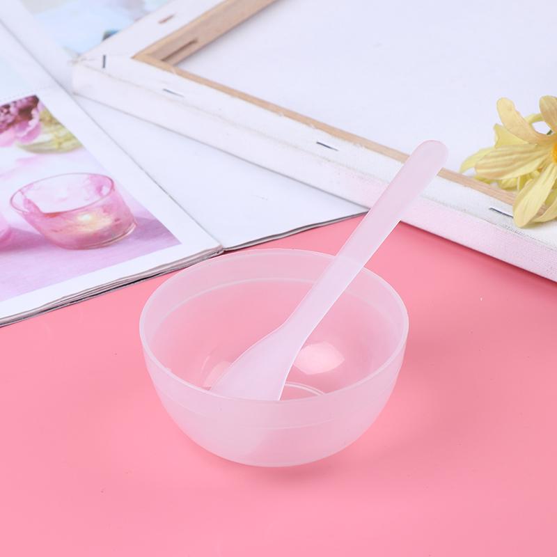 2 In 1 Homemade Makeup Diy Facial Face Mask Bowl Stick Cosmetic Tool Set