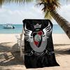Beach Towel with Club Atlético River Plate Pattern - soft,absorbent,machine washable Lightweight&Modern,swimming,Travel Essentials
