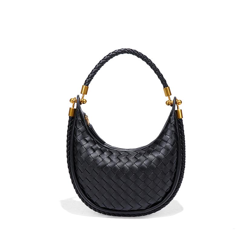 

Повседневная сумка, сумка через плечо и подмышку, модная сумка ручной работы, сумка через плечо в стиле ретро, сумка-полумесяц для женщин