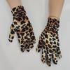 Sexy Leopard Short Warm Velvet Gloves Autumn Winter Lady Dance Dress Gloves Girls Mittens Party Accessories