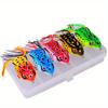 2 szt. 5g 9g 13g 17.5g Przynęta żaba Miękka przynęta typu tube Plastikowa przynęta wędkarska z haczykami wędkarskimi Topwater Ray Frog Sztuczne oczy 3D