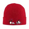 Neue wütende Geologe Pinguin Warme Strickmütze Hip Hop Mütze Herbst Winter Outdoor Beanie Mützen für Unisex Damen Erwachsene