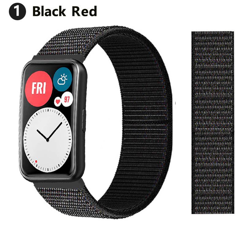 Nylonový poutkový řemínek Pro Huawei Watch FIT Pásek Chytré hodinky Příslušenství Řemínek na zápěstí correa Pásek náramek pulseira Huawei Watch fit Pásek
