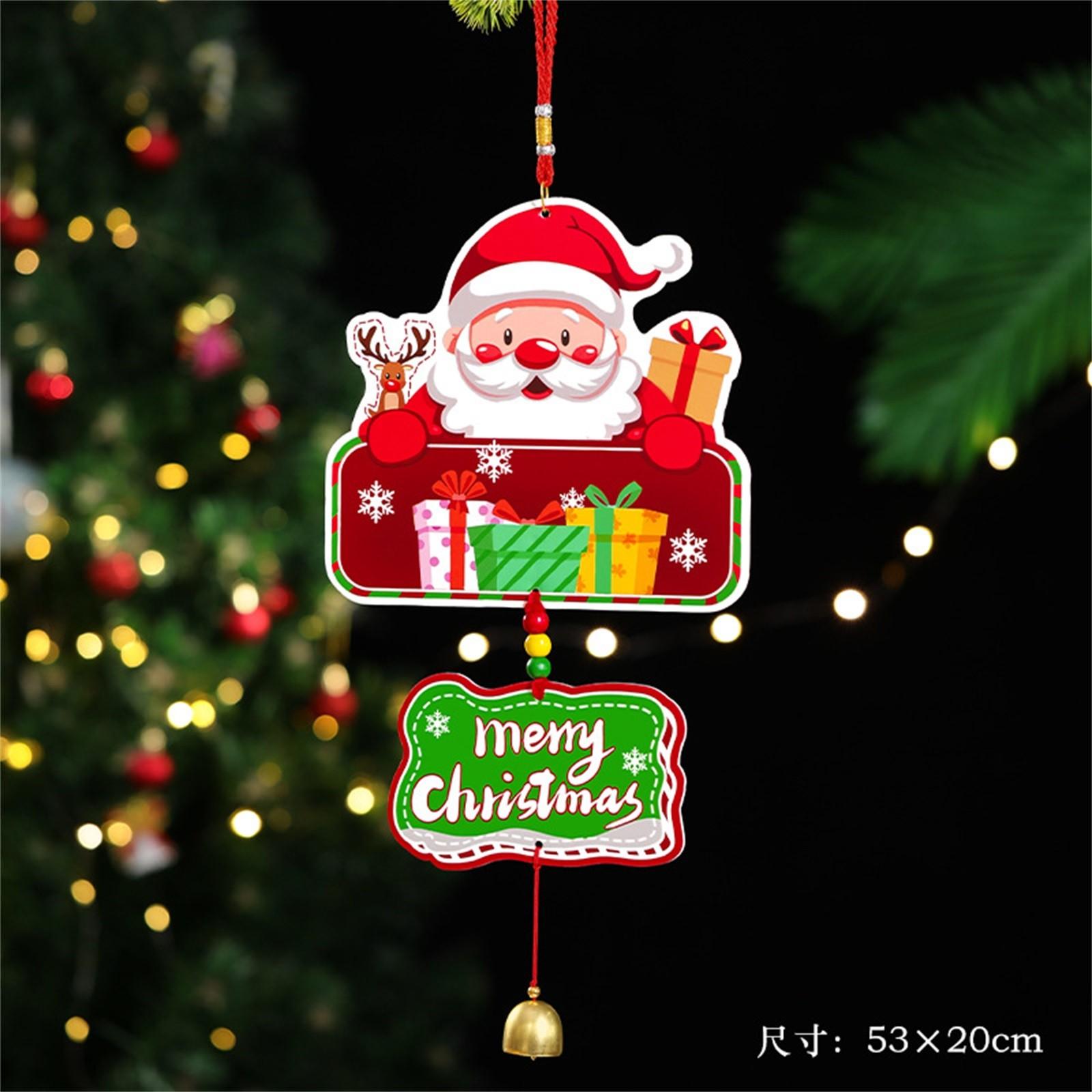 

Рождественские украшения Витрина Дом Дверь Оконные подвески Атмосфера Рождественского сочельника Сценические декорации One Size