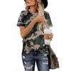 Summer Cute Leopard T-Shirts 3D Print Women O-Neck Short Sleeve T Shirt Streetwear Harajuku Tees Basic Tops Female Clothing