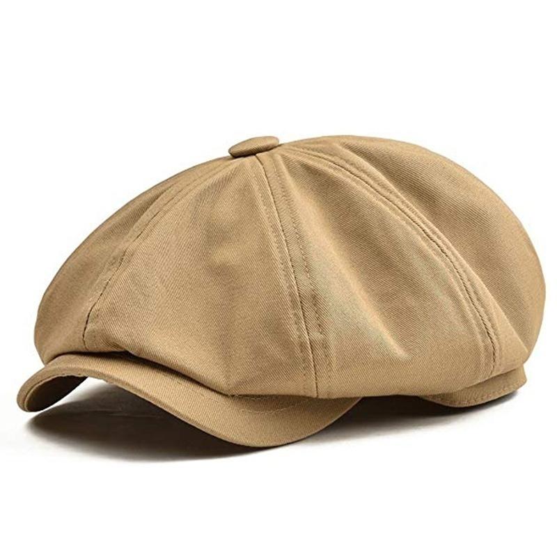 Berretto in cotone da uomo Cappello da strillone Berretto moda donna Berretto piatto in cotone