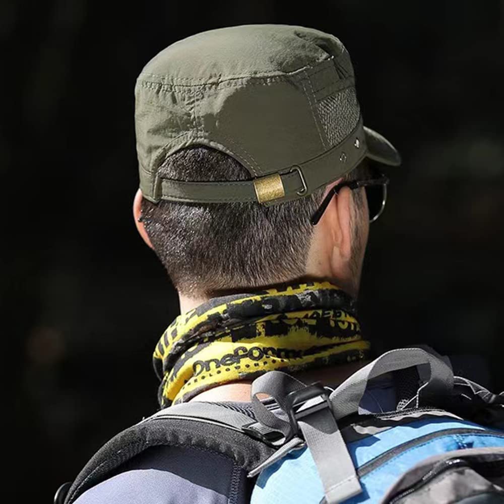 COCO JOIE Arbeitskappe für Herren und Stilvoll Einfarbig Verstellbar Perfekt für Golf und Outdoor-Aktivitäten Damen, Sommer, Netz, Farbe, Atmungsaktiv, Größe, (Grau)