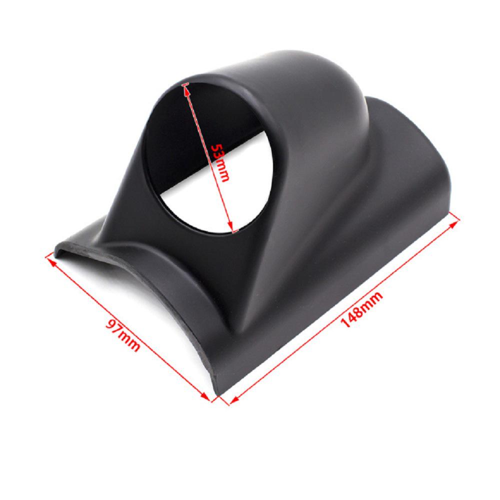 Carbon Fiber 2-Inch Single Hole Car Gauge Mount 52mm