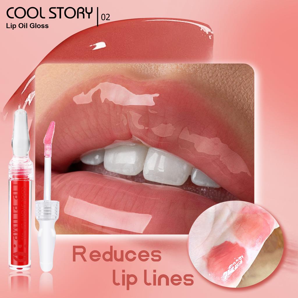 Lip Plump Serum Increase Lip Elasticity Reduce Fine Lines Instant Volumising Essential Oil Repair Nourish Lip Care