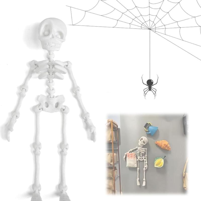 Refrigerator Magnets Poseable Skeleton Fridge Magnets Decorative Magnets for Office Kitchen Classroom Locker Whiteboard