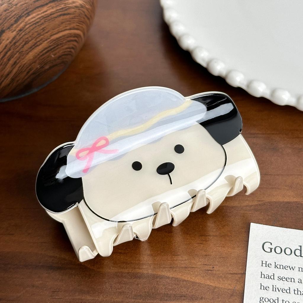 Cartoon Trendy Animal Acrylic Hair Clip For Women With Whimsical Designs Perfect Summer For