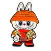 Cute Nordic Elf Labubu Brooch - Cartoon Metal Badge for Clothes & Bags