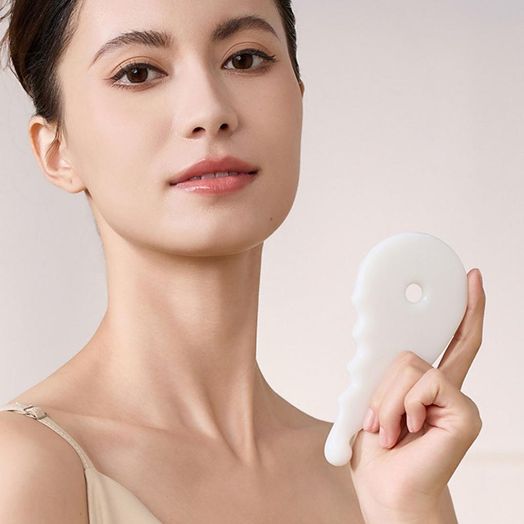 Facial Massage Board Resin Facial Lifting Sha Board Portable Self Massage Tool for