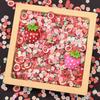 500g Strawberry Fruit Slime and Resin Mix for DIY Crafts Slime Decorations Perfect for Scrapbooking and Phone Stickers