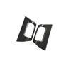 ABS Carbon Fiber L&R AC Air Outlet Vent Cover Trim For Porsche Cayenne 2018-2023