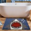 Cartoon Imitation Cashmere Bathroom Mat, Soft Water-Absorbent Shower Door Mat, Bedroom Bedside Rug for Home Decoration