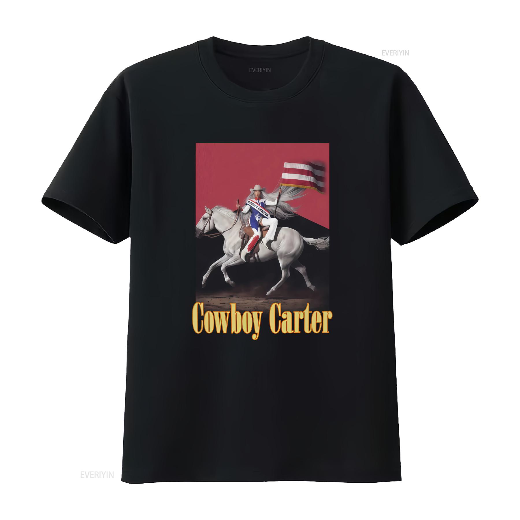

Beyonce Cowboy Carter T Shirt For Fan All Sizes S To 5Xl Stylish Western Design Perfect Fans High Quality Print Comfortable Fit 4XL