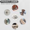 JUIDINTO U Shaped Pipe Clamp Type 2-10pcs Stainless Steel with Two Holes for Water Pipe Plumbing Piping Saddle Clip