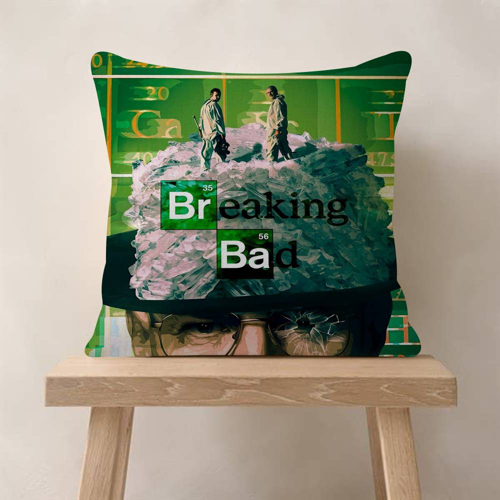 TV Series HD Breaking Bad 4545cm Cushion Cover Pillow Cover Decor Pillowcase Home Pillowcase For Couch Pillow