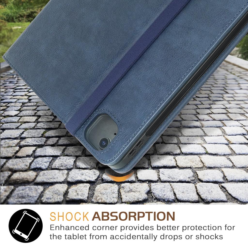 For iPad Air 13 (2025)/(2024)/Pro 13 (2025)/13 (2024)/Pro 12.9 (2022)/(2021)/(2020)/(2018) Leather Case Tablet Cover