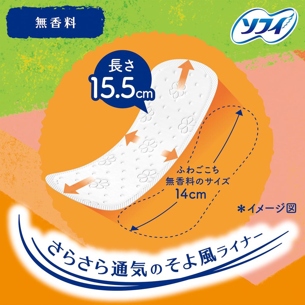 Sofy Fluffy Comfortable Long Unscented 56 Pieces x 2 Pack [Bulk Purchase] (unicharm Sofy)