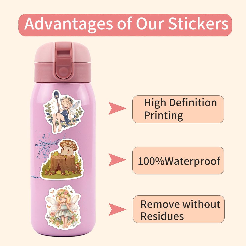110 New Fairy Elf Graffiti Stickers Decorate Scooter Suitcase DIY Stickers