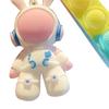 Cute Keychain Rabbit Shape Cartoon Bag Car Key Pendant Birthday Holiday Gift for Men Women Couples Pink