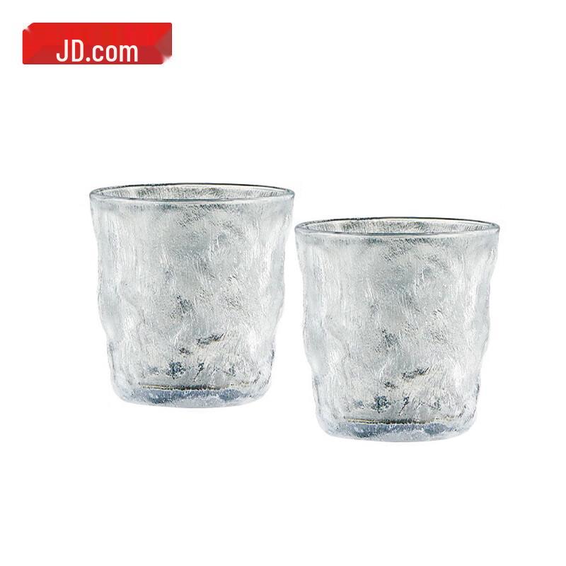 Iceberg Texture Glass Cups (Set of 2)