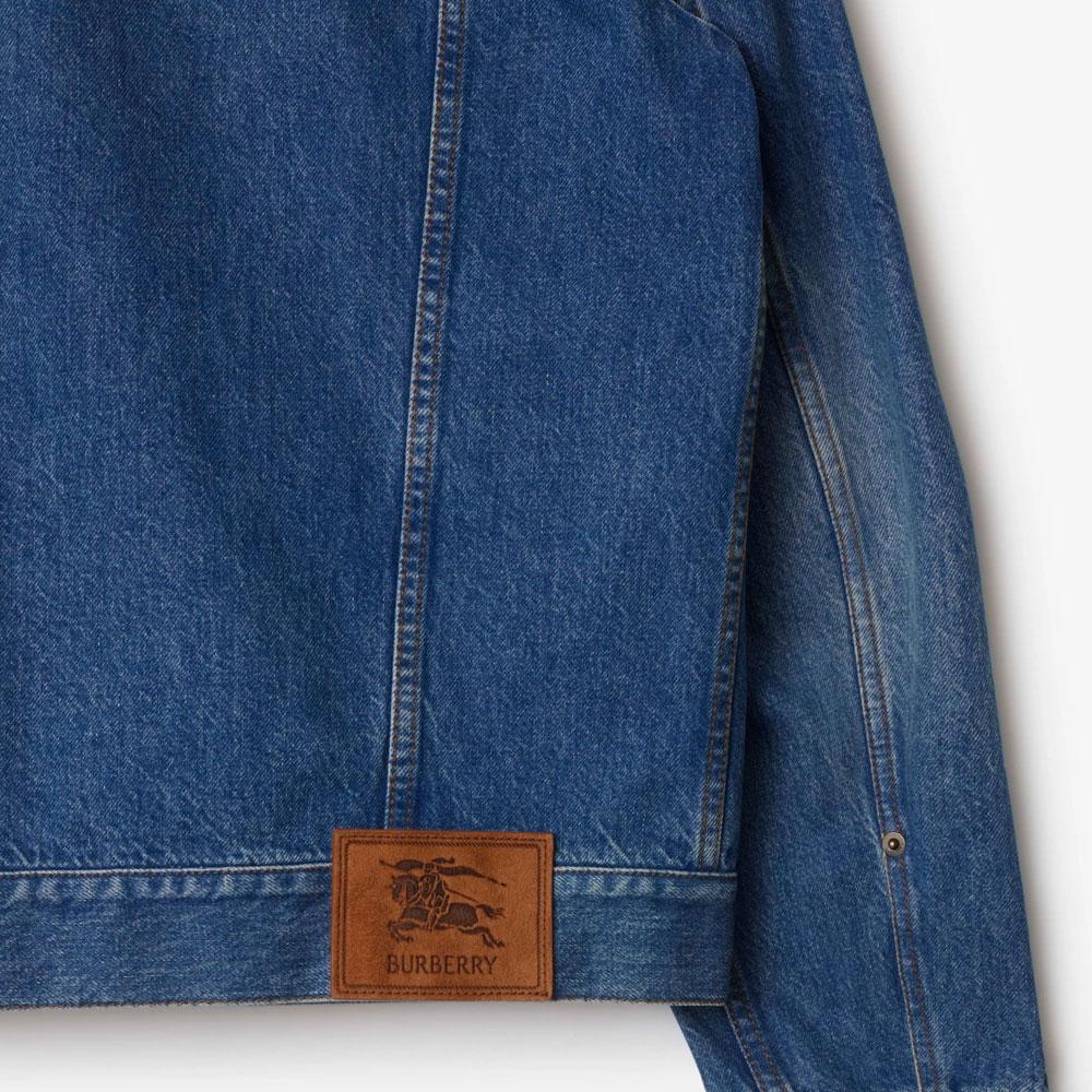 Burberry SS25 Denim Jacket Men's Medium Blue 81110901