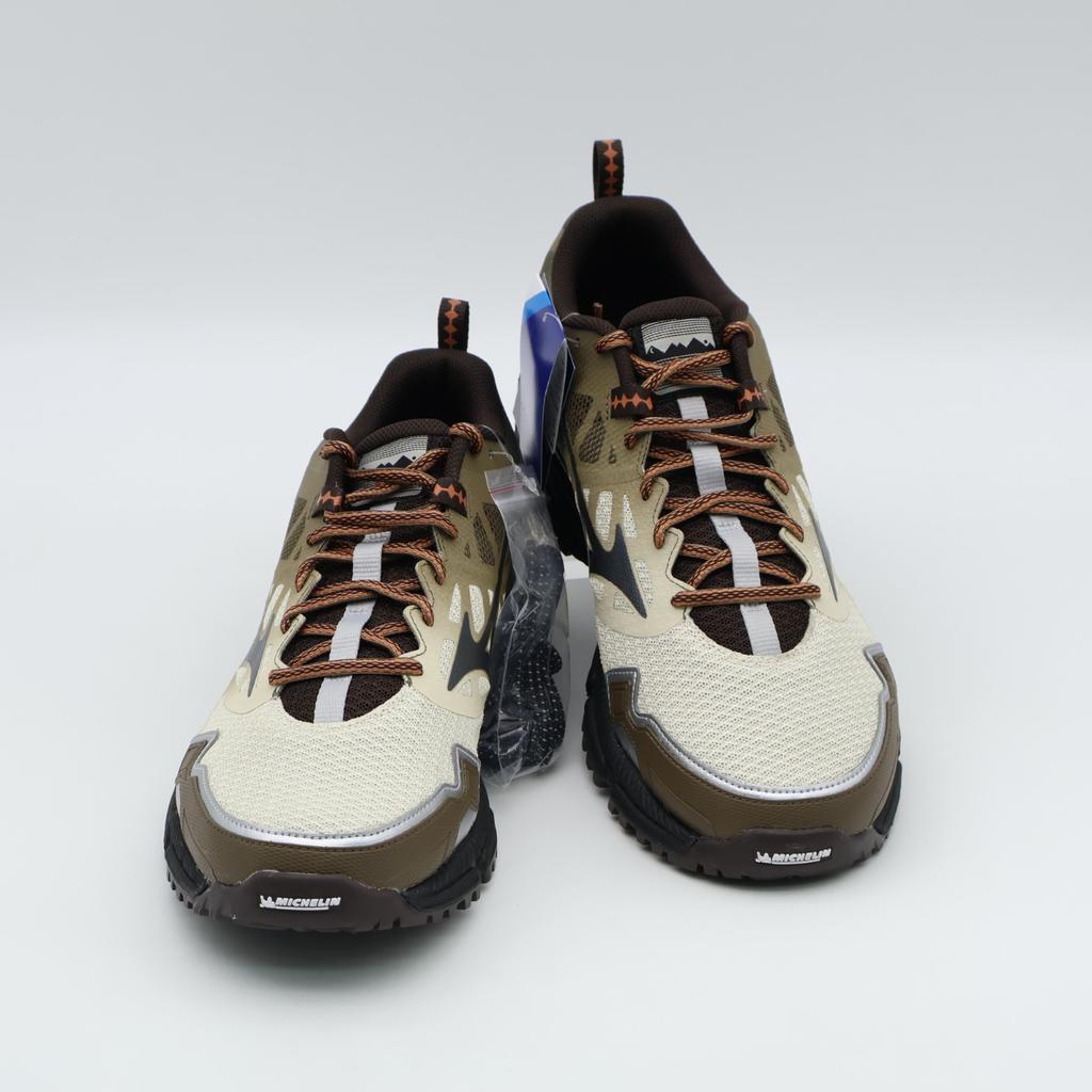 D1GD262101 Covernat Mizuno Wave Daichi LS Khaki/Schwarz (Herren)