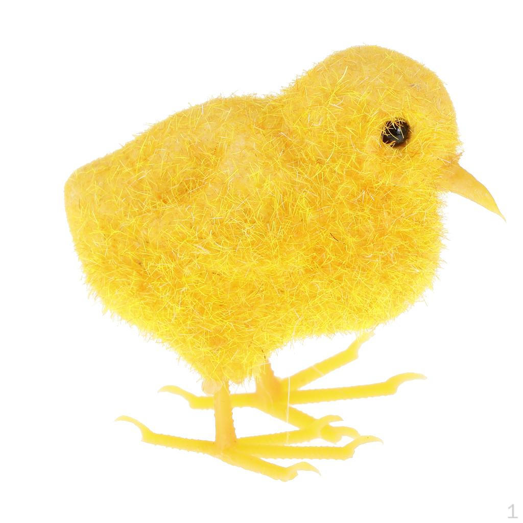 Bird Farm Animals Figurine Ornament Table Decor Small Chick