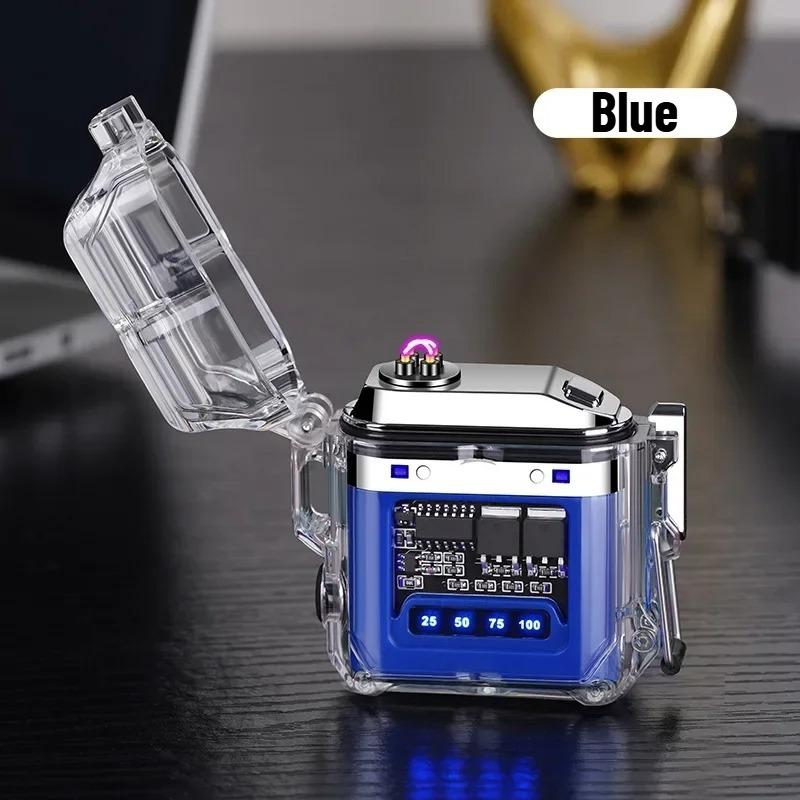 New Fashionable Household Transparent Double Arc Waterproof Convenient USB Electronic Fast Charging Illumination Plasma