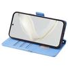 For Huawei Pura 70 Case PU Leather Wallet Stand Phone Cover with Crossbody Shoulder Strap
