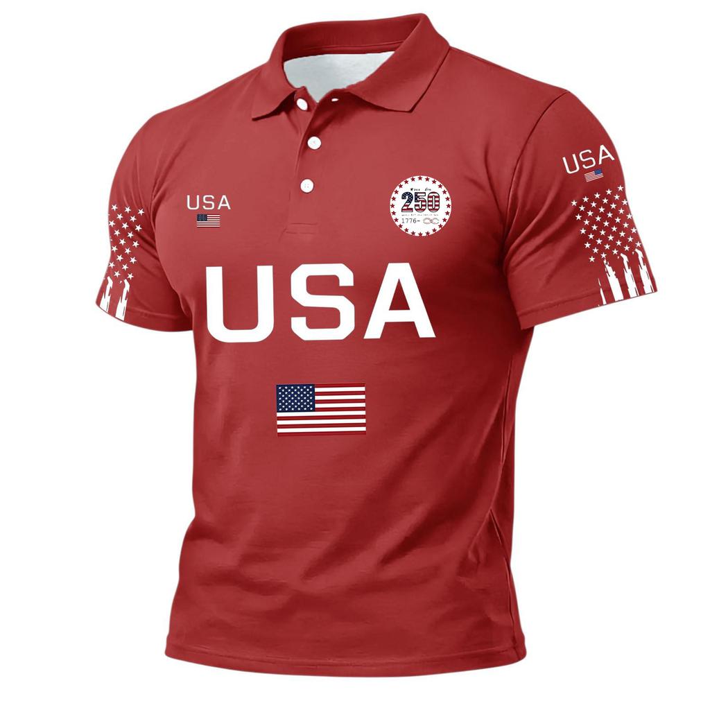 Men's Casual Round Neck Short Sleeve T-Shirt