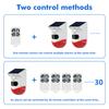 Wireless RF433 Outdoor Solar Light Annunciator Infrared 120dB Sound Alarm Apparatus 110° Adjustable