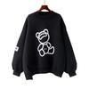 Women's Loose Thin Hoodie - Korean Lazy Style, Mid-Length Long Sleeve for Spring/Autumn