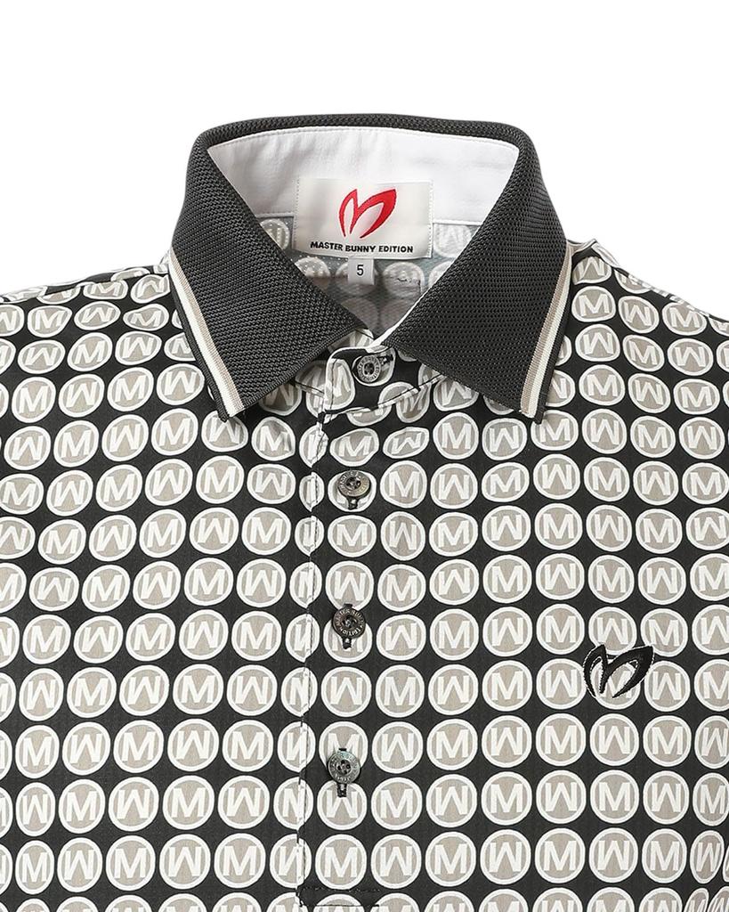 Master Bunny Short Sleeve Polo Shirt Golf 6 Men's (Dobby Mesh) / / 758-5160403 022_Charcoal [LL]