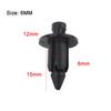 20PCS 6mm 7mm 8mm Plastic Rivet Fairing Clips For Honda Yamaha Suzuki Kawasaki