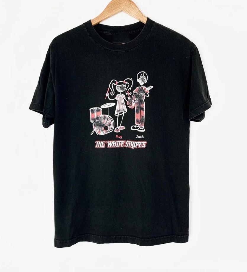 

Vintage 2005 White Stripes Tour T-shirt size S-4XL 4XL