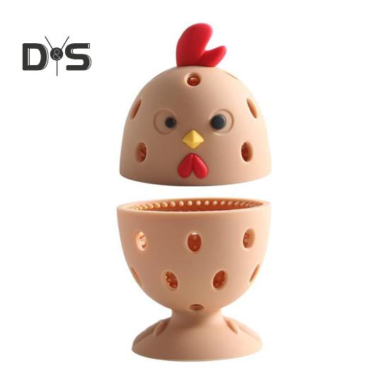 Egg Brush Cleaner Chick Shaped Silicone Egg Washer Food Grade Reusable Egg Cleaner Scrubber Washing Egg Tool