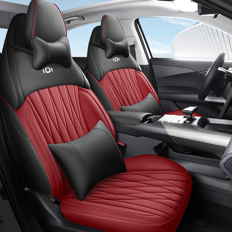 All-Season Perforated Leather Sports Car Seat Cushion for Qiyuan A05