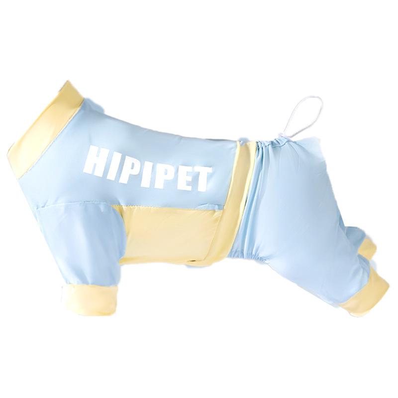 Dog cool clothes go out in spring and summer sunscreen clothes adjustable splicing four-legged clothes to cool down and cool down pet dog clothes