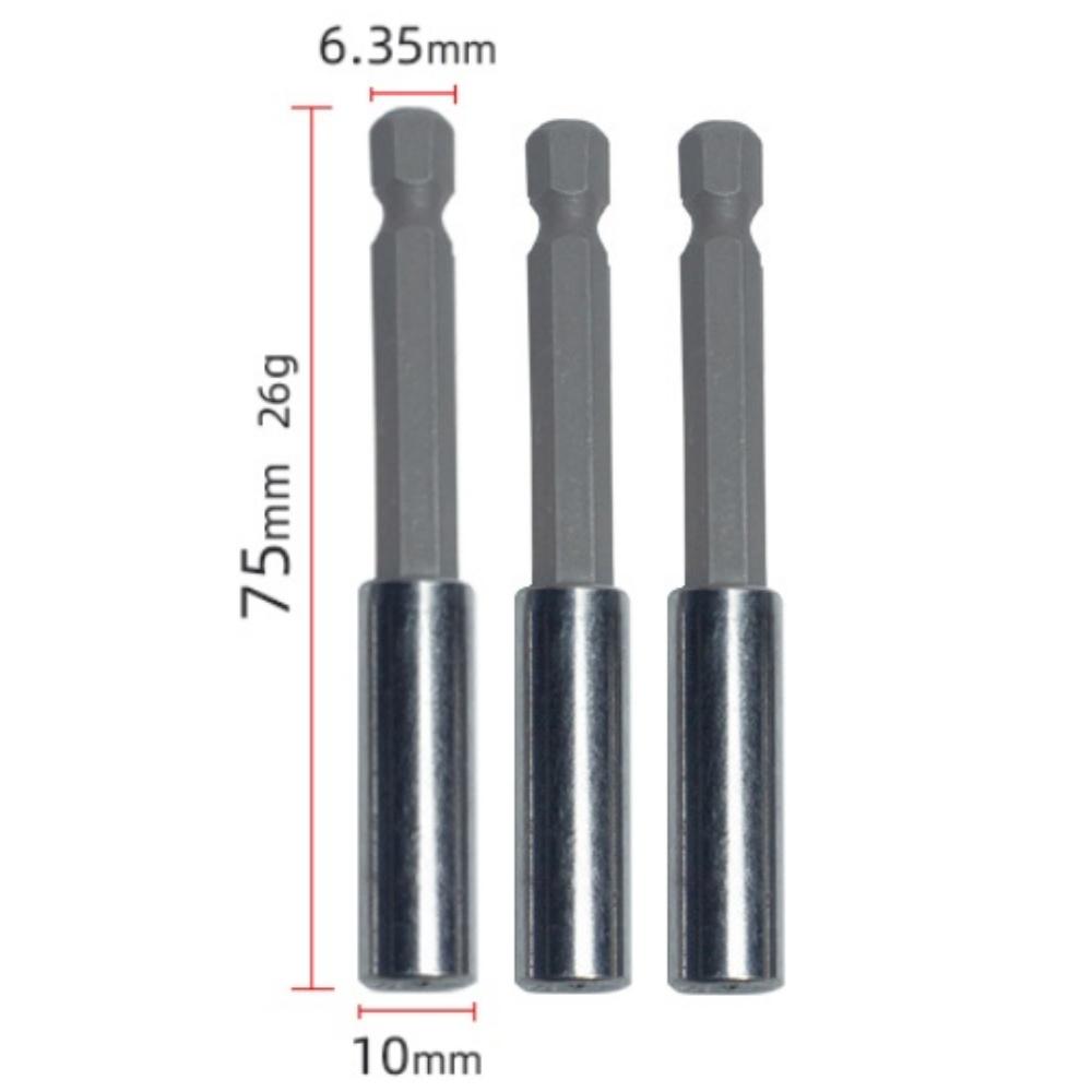 20-1PCS Hex Shank Drill Bit 60MM-150MM Magnetic Screwdriver Extended Link Screwdriver Head Holder Kit Rotary Tool Accessories
