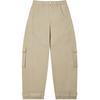 Original Solid Color Outdoor Casual Sports Straight Leg Mid Rise Zipper Cargo Loose Fit Multi Pocket Work Pants Women Pants Khaki F51W449801F-LK