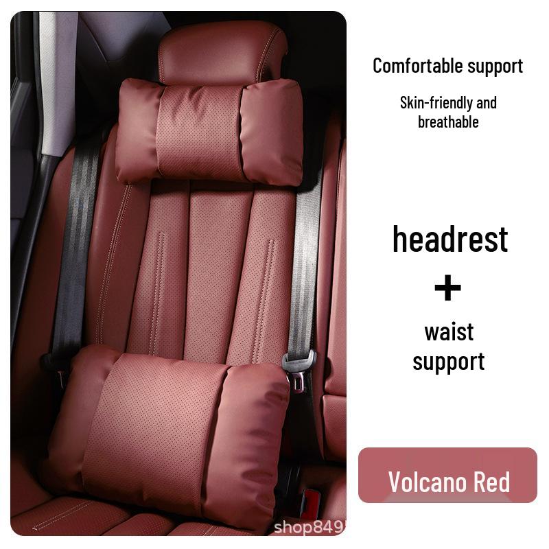 New Version Li Auto L6-L9 i6 i8 Car Headrest & Lumbar Support Pillow Set