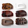 Matte Hair Claws Oval Hairpin Korean Style Barrettes  Women