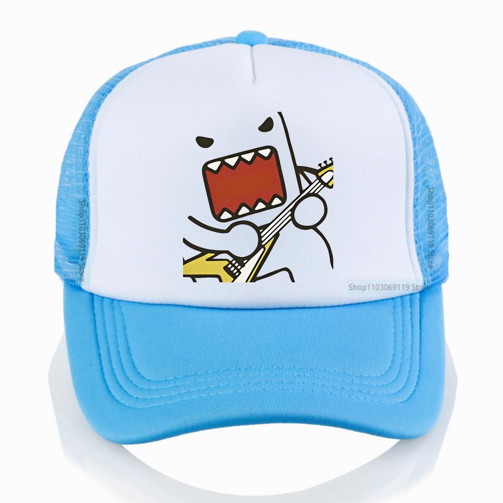 Epic Face Domo Kun Funny Meme Hat Unisex Women Fashion High Quality Mesh Breathable Trucker Hats Adjustable Outdoor Baseball Cap