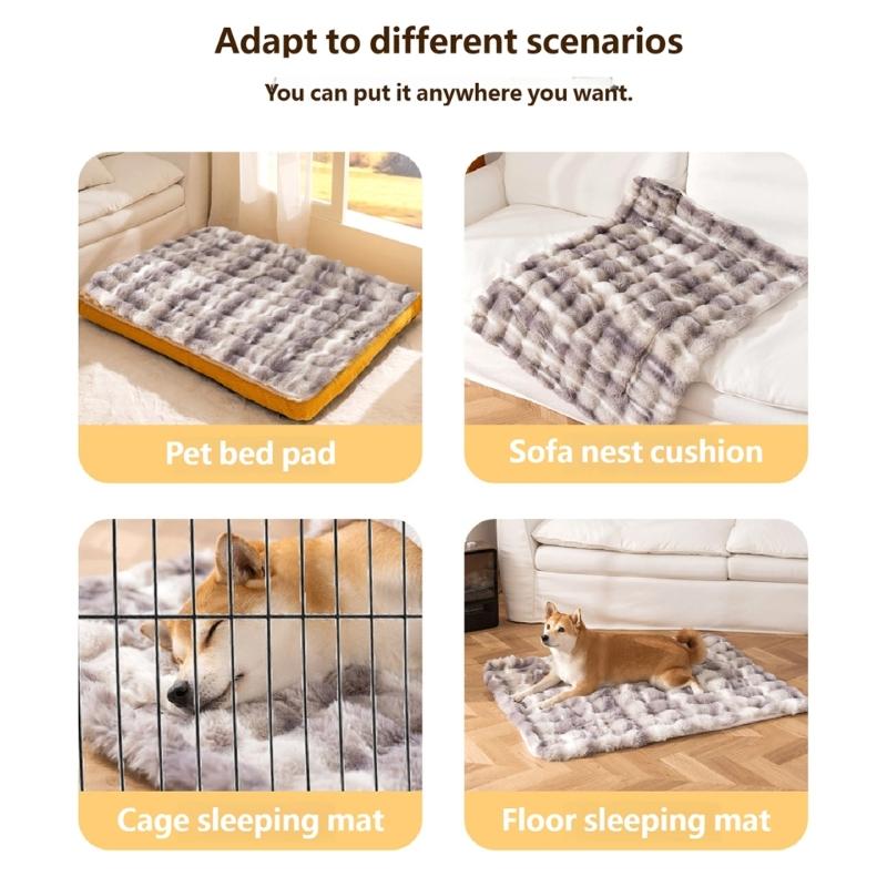 Dog Bed Puppy Thicken Bed Long Haired Furry Cover Sofa for Small To Large Pet Creative Designs