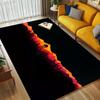 Forest Fire Living Room Nonslip Area Rug Soft Carpet For Bedroom Game Playroom Sofa Office Home Decor Doormat Christmas Gift C929860